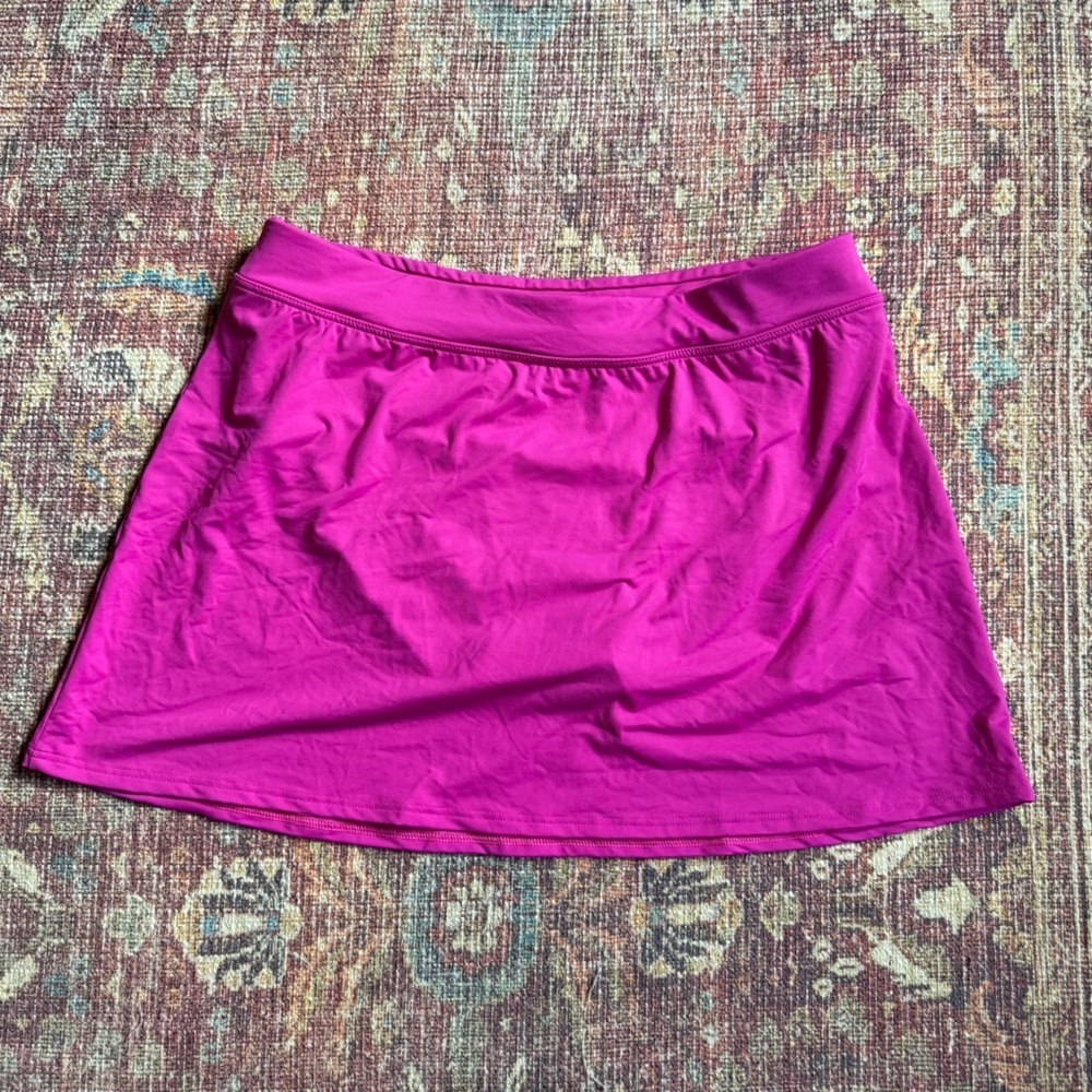 Lands' End size 8 Women's pink Fuchsia swim Skirt